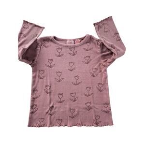 Zara Long Sleeve Tulip Tee